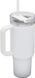 Термокружка Stanley Quencher H2.0 FlowState с ручкой и трубочкой Белая 1183 мл 8639 фото 2
