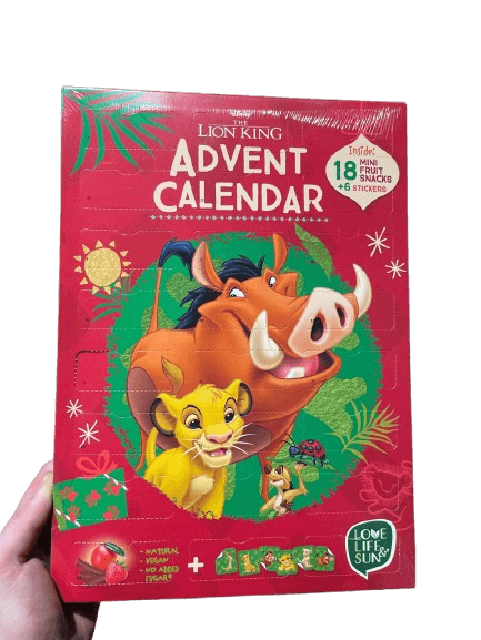 Адвент-календарь  Король Лев The Lion King Advent Calendar с пастилой и татуировками 180 г. 7723 фото