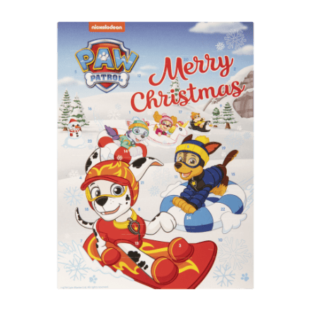 Адвент календарь Paw Patrol Merry Christmas 75 g 4311 фото