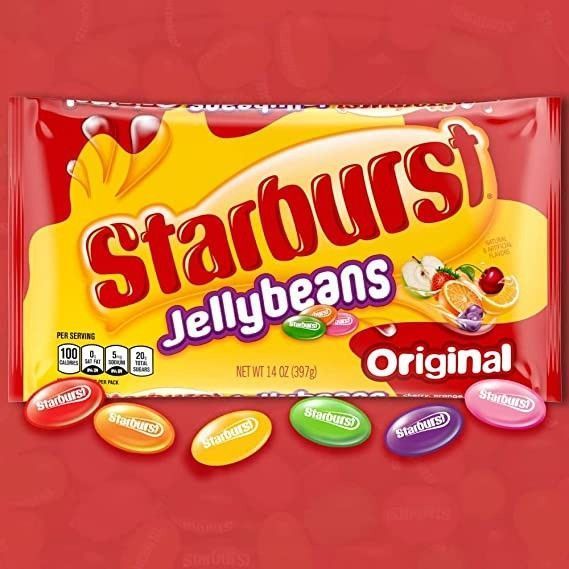 Драже Starburst Original Jelly Beans Chewy Candy 396g 4884 фото