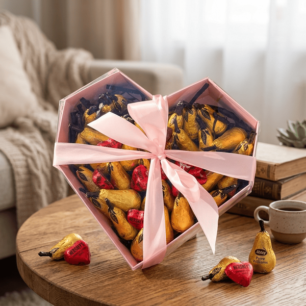 Подарочный набор Abtey Poire Williams & Hershey's Strawberry Hearts 44шт 10989 фото