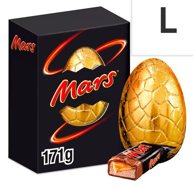 Великодне шоколадне яйце та 2 батончики Mars Large Egg 171г 8440 фото