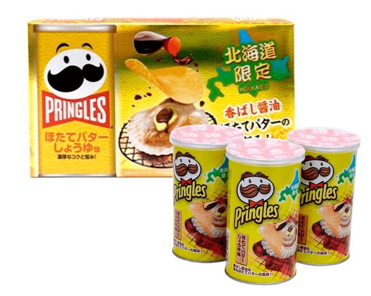 Пак чіпсів Pringles Hokkaido Limited зі смаком гребінців та соєвого соусу 3х53г 7240 фото