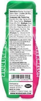 Жидкая конфета Warheads Super Sour Double Drops Green Apple and Watermelon 30 ml 4913 фото