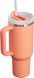 Термокружка Stanley Quencher H2.0 FlowState Stainless Steel Vacuum Insulated Tumbler Оранжевая&nbsp;1183 мл 7649 фото 2