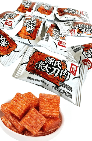 Жувальні Гострі Латяо Genji Food Latiao Spicy Snack Велика Упаковка 40 шт. 8784 фото