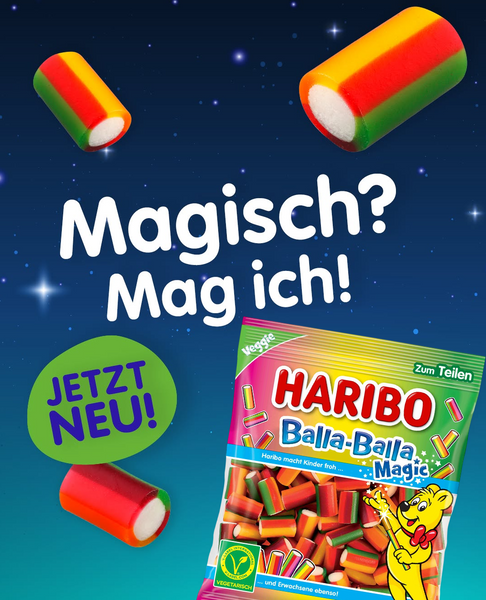Жувальні цукерки Haribo Balla-Balla Magic 160г 11779 фото
