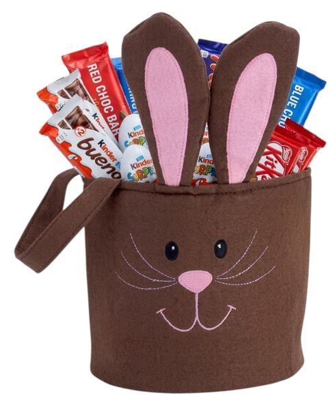 Пасхальная корзина Character Easter Bag Коричневый Кролик 1шт 10615 фото
