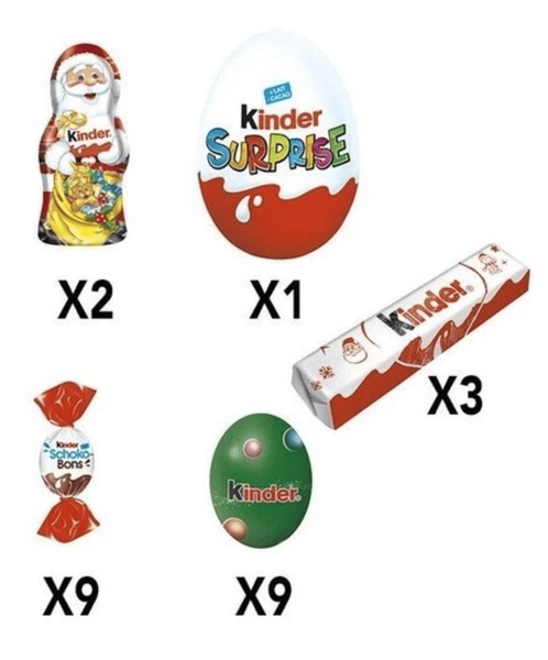 Адвент календарь Kinder Chocolate House Advent Calendar 184г 2323 фото
