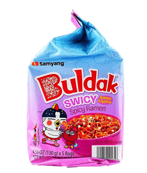 Лапша Samyang Buldak Swicy Sweet and Spicy Chicken Flavored Ramen Noodles 5шт х 130г 10270 фото