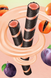 Вафельні трубочки Oreo Cocoa Crispy Roll Pickled Plum & Tomatoes 50г 11066 фото 3