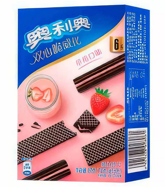 Вафлі Oreo Wafer Bars Strawberry 72г 8127 фото