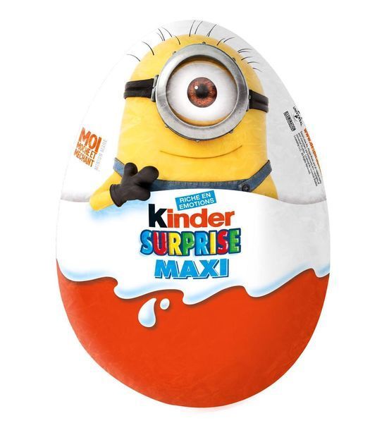 Шоколадное яйцо Kinder Surprise Maxi MINIONS 100г 6143 фото