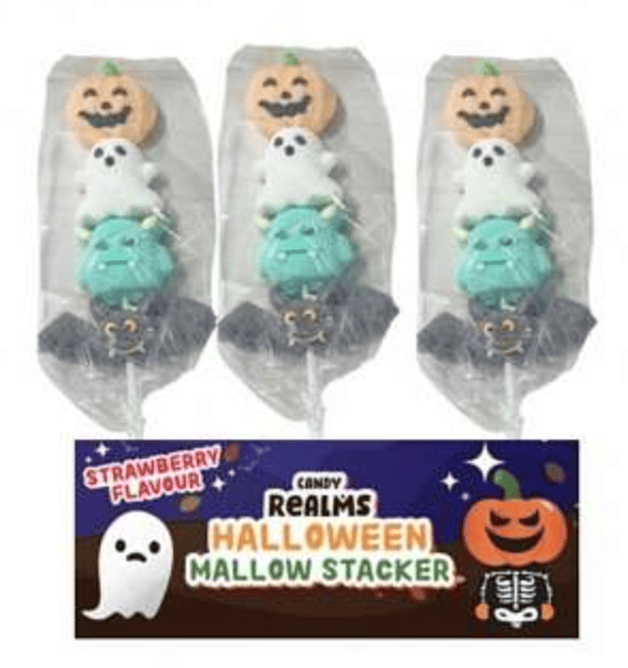 Маршмеллоу на палочке Candy Realms Halloween Mallow Stacker 1шт х 45г 9582 фото
