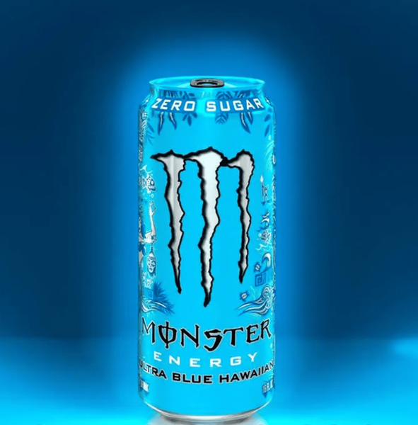Энергетический напиток Monster Energy Ultra Blue Hawaiian Zero Sugar Energy Drink 355мл 11437 фото