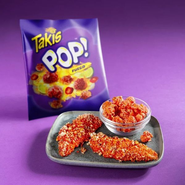 Чипсы Takis Fuego Pop Hot Chili Pepper & Lime Flavored Spicy 190g 11400 фото