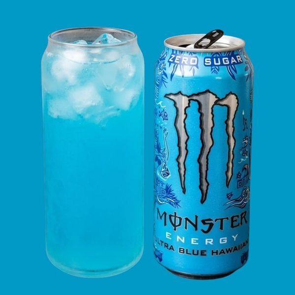 Энергетический напиток Monster Energy Ultra Blue Hawaiian Zero Sugar Energy Drink 355мл 11437 фото