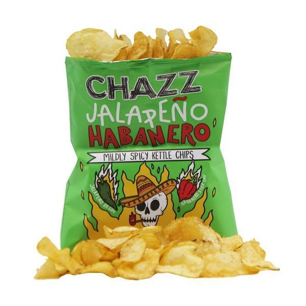 Чипсы Chazz Chips Jalapeno Habanero с перцем 50г 6909 фото