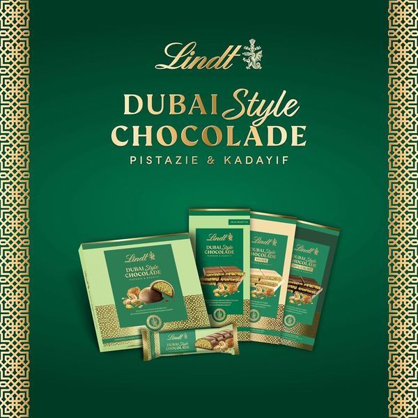 Білий шоколад Lindt Dubai Style Chocolade White 150г 10069 фото