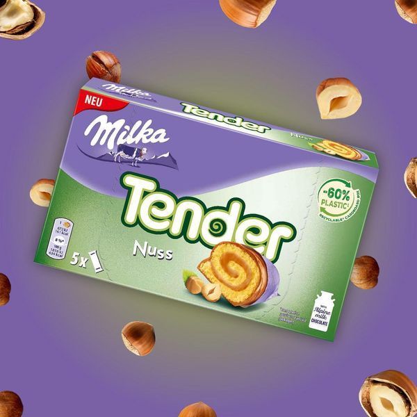 Бісквіт Milka Tender Nuss 5шт 185г 7947 фото