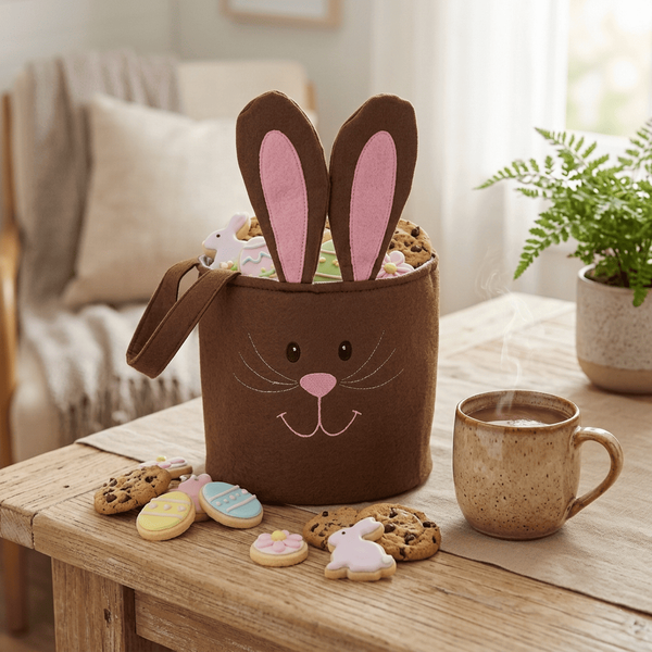 Пасхальная корзина Character Easter Bag Коричневый Кролик 1шт 10615 фото