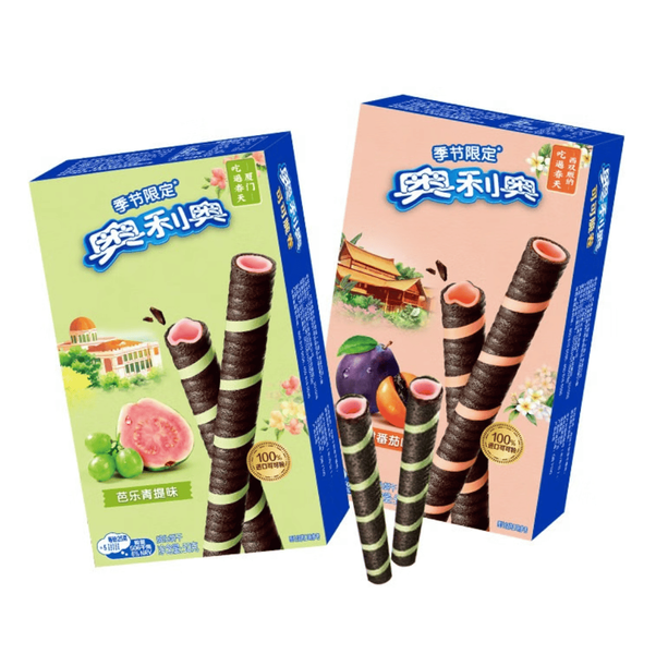 Вафельні трубочки Oreo Cocoa Crispy Roll Pickled Plum & Tomatoes 50г 11066 фото