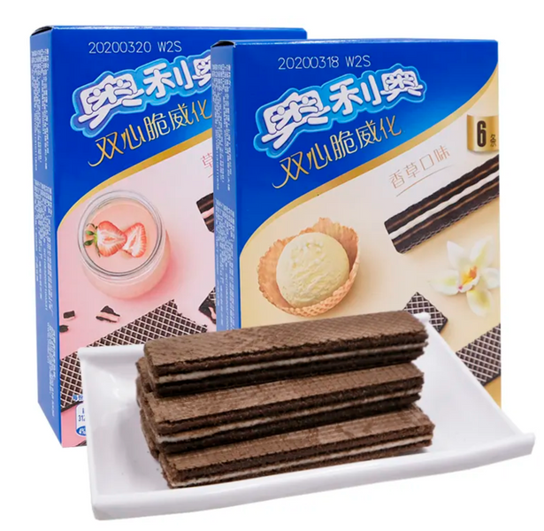 Вафлі Oreo Wafer Bars Strawberry 72г 8127 фото