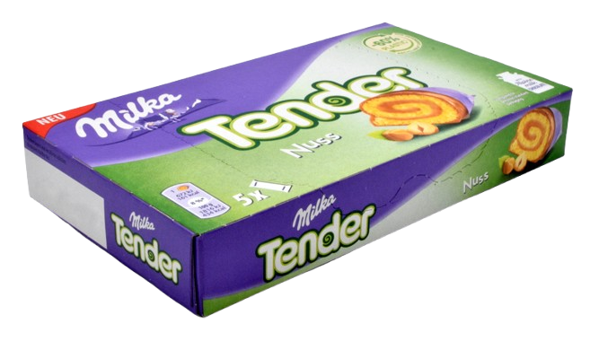 Бісквіт Milka Tender Nuss 5шт 185г 7947 фото