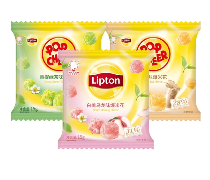 Попкорн Lipton Pop Cheer Grape Green Tea Flavor Popcorn 110г 9535 фото