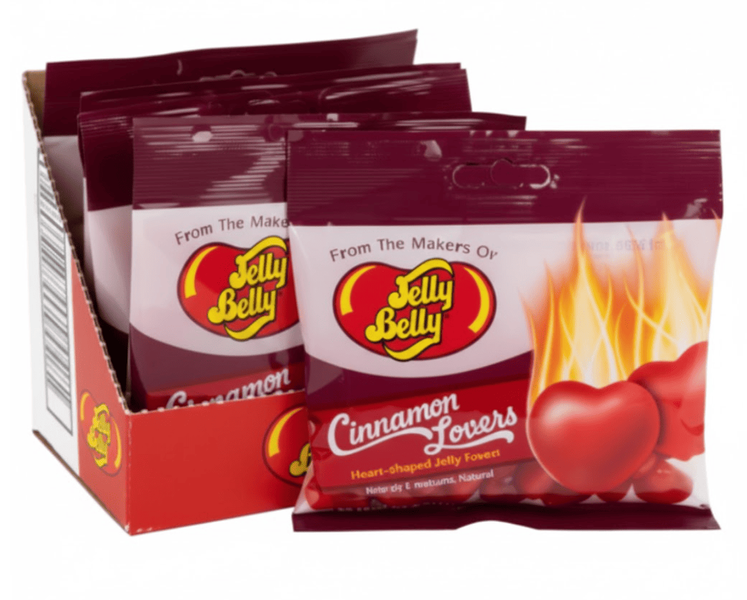 Жевательные конфеты Jelly Belly Cinnamon Lovers Heart-Shaped Jelly Beans 99г 9971 фото