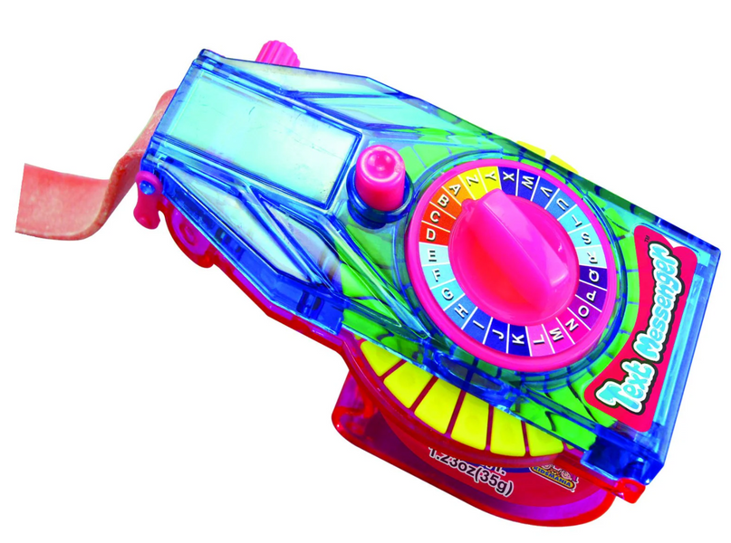 Жувальна гумка з диспенсером Bubble Mania Text Messenger Bubble Gum 35г 7600 фото