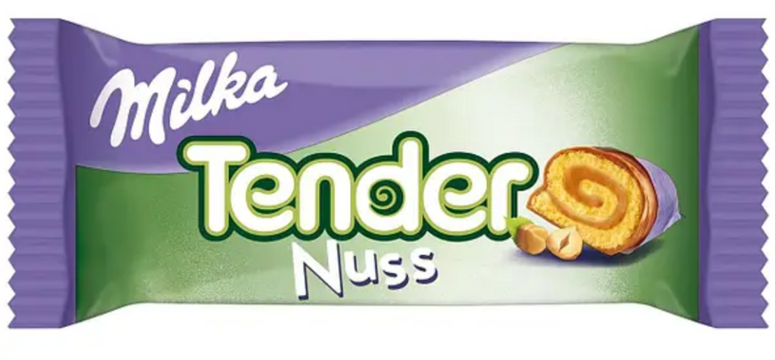 Бісквіт Milka Tender Nuss 5шт 185г 7947 фото