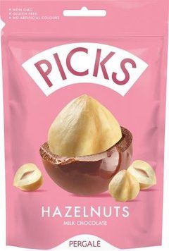 Драже Pergale Picks Фундук в молочном шоколаде 90g 5133 фото
