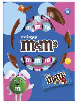 Шоколадне яйце з цукерками M&M's Crispy Large Egg 156г 10665 фото
