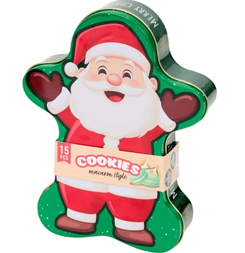 Печиво Becky's Cookies Macaron Style Santa 92г 9772 фото