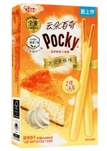 Палочки Glico Pocky Relax Cheesecake 48г 9135 фото