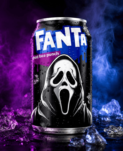 Газований напій Fanta Halloween Ghost Face Punch 355мл 11830 фото