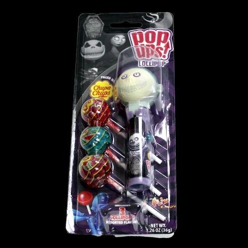Набір Pop Ups The Nightmare Before Christmas Barrel з 3 льодяниками Chupa Chups 36 г 7318 фото