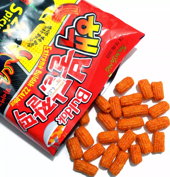 Корейская закуска Samyang Extreme Buldak Zzaldduk 2X SPICY Tteokbokki 80г 8074 фото
