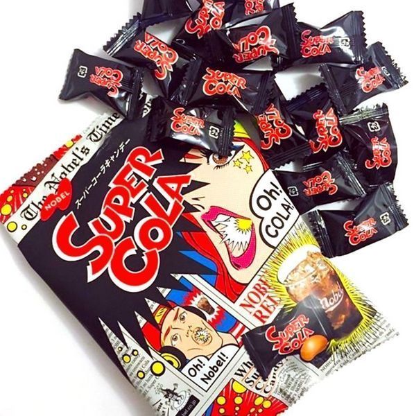 Японские конфеты Nobel Super Sour Cola 88 г 7422 фото