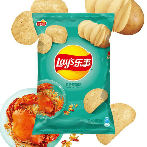 Чіпси Lay's Fried Crab Flavor Potato Chips 70г 10465 фото