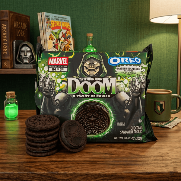 Печиво Oreo Marvel Stuf of Doom Chocolate Sandwich Cookies 303г 10967 фото