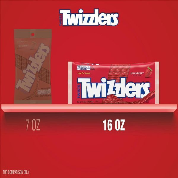 Мармелад Twizzlers Twists Licorice Style зі смаком полуниці 453г 7062 фото