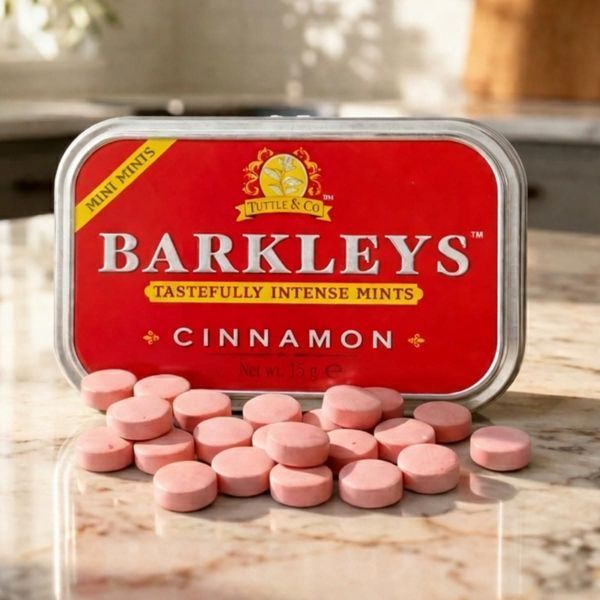 Леденцы Barkleys Tastefully Intense Mints Cinnamon 15г 11166 фото