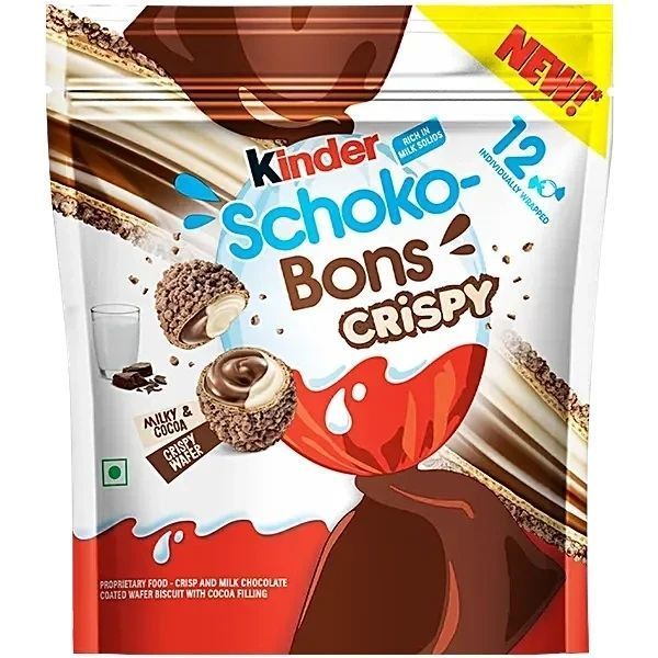 Цукерки Kinder Schoko-Bons&nbsp;Crispy​​​​​​​ 67г 6808 фото