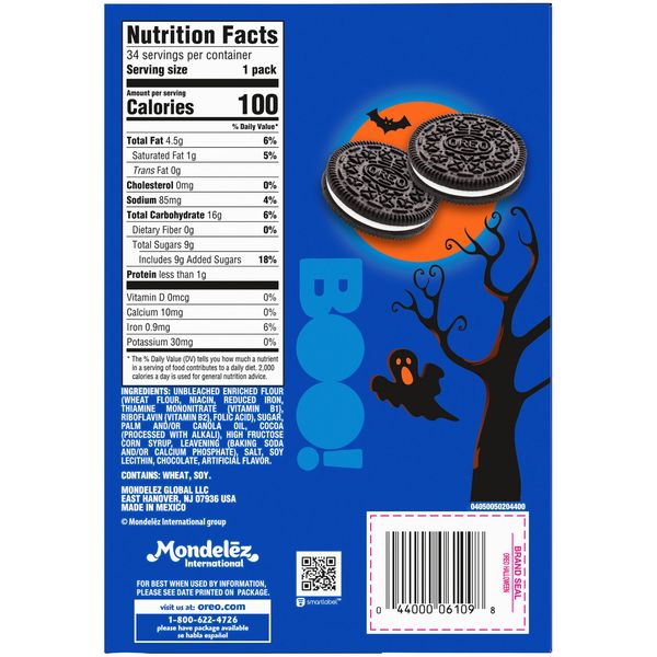 Печиво Oreo Halloween Cookies 30st 870g 1321 фото