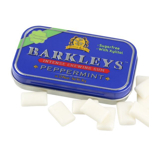 Жувальна гумка Barkleys Chewing Gum Peppermint Sugar Free 30г 8178 фото