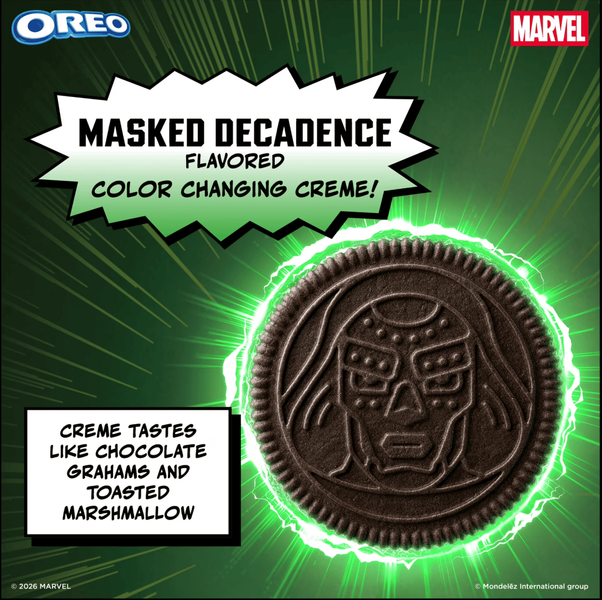 Печиво Oreo Marvel Stuf of Doom Chocolate Sandwich Cookies 303г 10967 фото