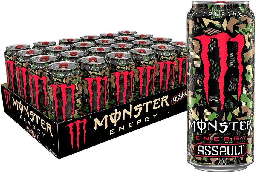 Энергетик Monster Energy Assault 500 ml 2387 фото