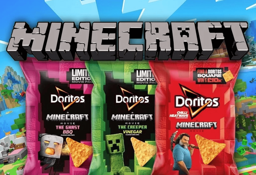 Чипсы Doritos The Minecraft Movie со вкусом сладкий перец чили 100г 8985 фото